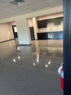 Commercial office floor after professional floor care — polished and restored